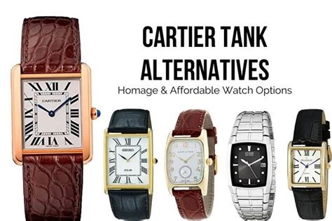 cartier watch look alike|cartier tank watch alternatives.